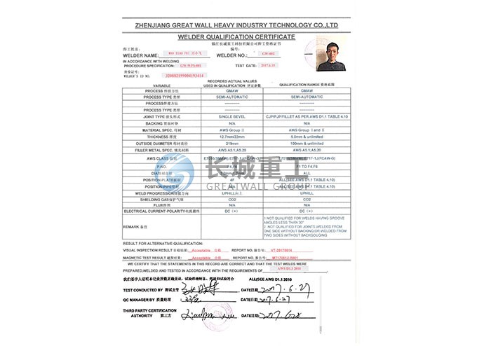 焊工證書